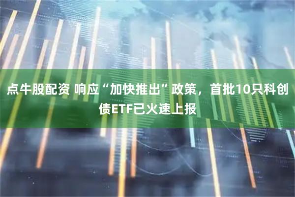 点牛股配资 响应“加快推出”政策，首批10只科创债ETF已火速上报